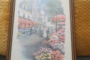Artwork/Street Scene Figures and Cafe's, Flower Stalls .. Price Drop