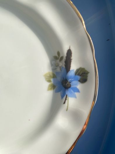 Arklow bone china trio and plates
