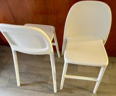 ikea 'urban' junior chair (white) x2
