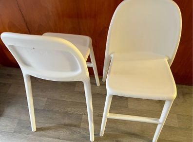 ikea 'urban' junior chair (white) x2