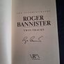 Signed first edition copy of the book Twin Tracks by Roger Bannister, the first man to run a sub four minute mile. Image 2