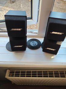 2 vintage double cube speakers