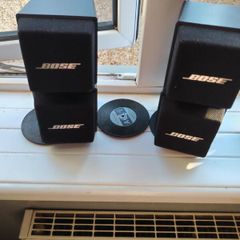 2 vintage double cube speakers