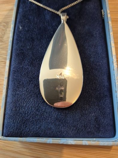 large teardrop style pendant