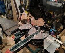 Sliding Mitre Saw (Parkside) & Stand