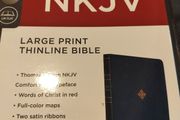 Holy Bible NKJV Thinline Large Print on3n3ss
