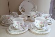 Richmond Bone China 21 piece Tea set 'Wild Anemone'