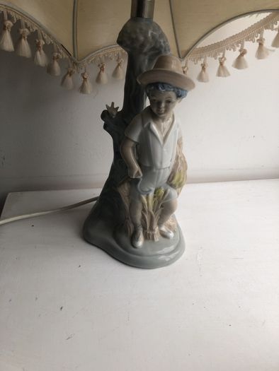 Vintage Porceval Porcelain Lamp