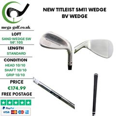 New Titleist SM11 Wedge Sw 56 Degree.10S / Bv Wedge