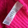 Savida Pink cable knit jumperw/ jewels feathers  size M 12/14 includes post Image 4