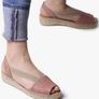 Espadrille for Women in Plain Tones Leather 37 (4) size Image 4