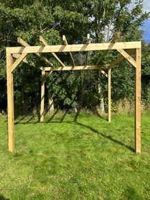 3 X 3 Handmade Pergola