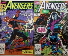 Avengers #'s 317 & 318 Guest Starring Spider-Man (1990)