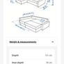 Pull out couch/Sofa bed with storage Image 6