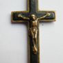 Vintage Crucifix Pendant Gold Plated Necklace Image 2
