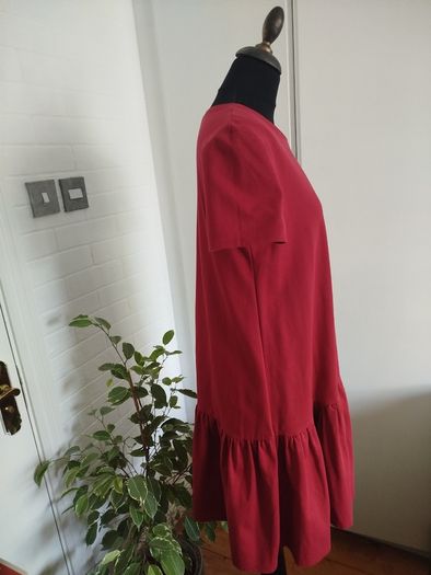 Summer floral viscose dress size 12-14