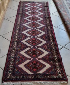 280cm Persian Hamadan handmade runner rug
