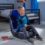 Floor Rocker Gaming Chair for Kids and Juniors, Low Folding Rocking Seat with Stereo Speakers, Faux Leather AVAILABLE IN RED/BLUE (FREE POSTAGE) Image 3