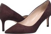 HUGO BOSS Ladies Leather Pumps Shoe INES 60-s, 50480738 Dark brown201, 41 EU