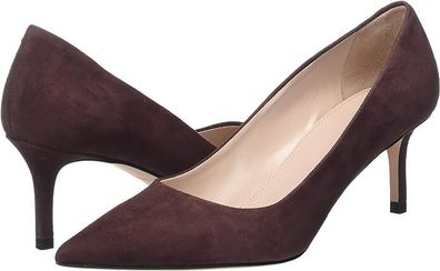 HUGO BOSS Ladies Leather Pumps Shoe INES 60-s, 50480738 Dark brown201, 41 EU