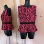 Women's Top Lace Scuba Nwot Size 16 Image 3