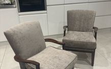 Gorgeous PARKER KNOLL chair pair model 731