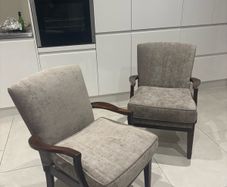 Gorgeous PARKER KNOLL chair pair model 731