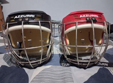 Azzurri hurling helmets