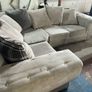Grey corner Verona sofa couch Image 2