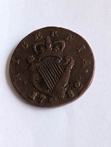 1782 Irish Halfpenny