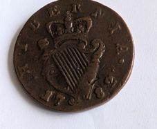 1782 Irish Halfpenny