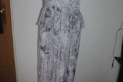 H&amp;M stunning grey maxi dress size L UK14 EUR42 Postage included