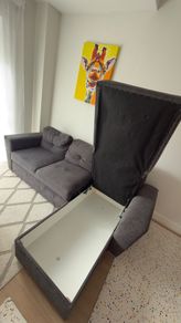Sofa bed chaise longue