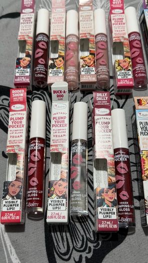 The balm new plump your pucker plumping lipgloss full size genuine