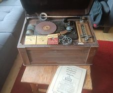 Vintage Silvertone wire recorder