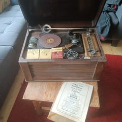 Vintage Silvertone wire recorder