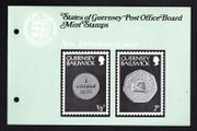 1979 Guernsey New Definitive Coins (1/2p, 1p, 2p, 4p, 5p, 6p, 7p &amp; 8p Definitive Stamps Presentation Pack