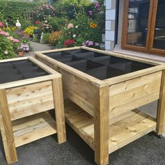 Raised Planter Handcrafted Garden Planter Raised Planter Vegetable Planter Flower Planter