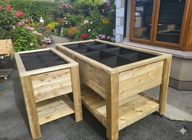 Raised Planter Handcrafted Garden Planter Raised Planter Vegetable Planter Flower Planter
