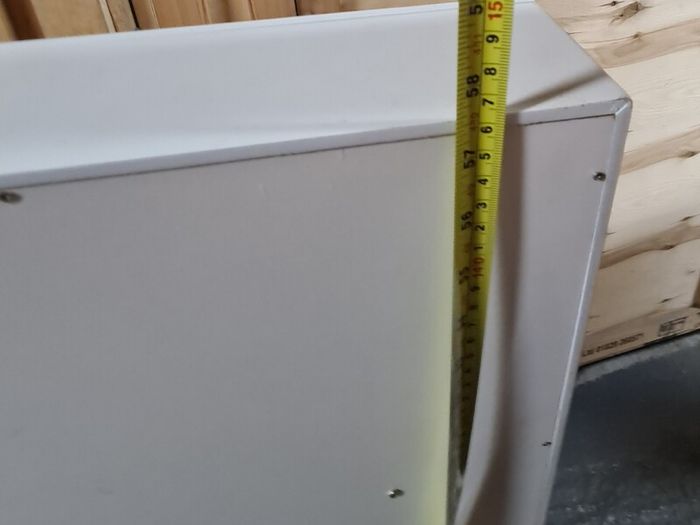 White Free-Standing Jewellery Cabinet with Full-Length Mirror