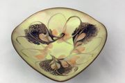 Retro Enamelled copper bowl
