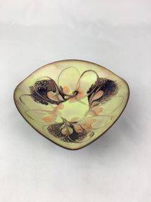 Retro Enamelled copper bowl