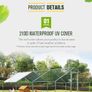 20 X 10 X 6ft Hen Run Pitched Free Roof Free Delievry Image 7