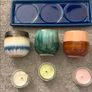 Home decor bundle - ceramic pots, candles and tray Image 2