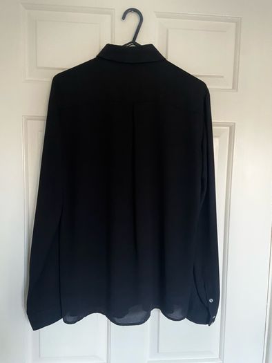 MANGO black flowing shirt size xs