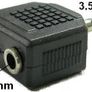 New 3.5 mm Male Jack to 2 x Jack Socket Splitter Adapter #22 Image 3