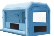 Inflatable Paint Booth, 13.1 x 9.8 x 9 ft/4 x 3 x 2.7 m Inflatable Spray Booth, with 750W Powerful Blower and Air Filter System,
