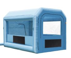 Inflatable Paint Booth, 13.1 x 9.8 x 9 ft/4 x 3 x 2.7 m Inflatable Spray Booth, with 750W Powerful Blower and Air Filter System,