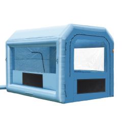 Inflatable Paint Booth, 13.1 x 9.8 x 9 ft/4 x 3 x 2.7 m Inflatable Spray Booth, with 750W Powerful Blower and Air Filter System,