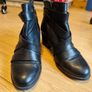 Clarks Black Leather Ankle Boots Size 7 Image 6